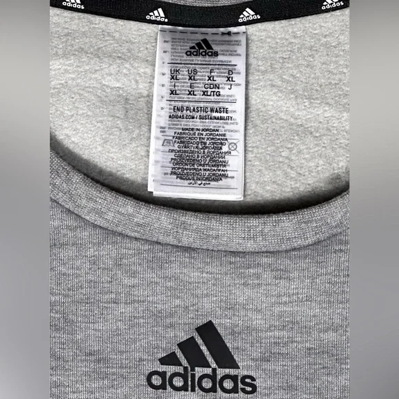 Adidas Essentials Fleece 3-Stripes men's sweatshirt size XL - Picture 3 of 6